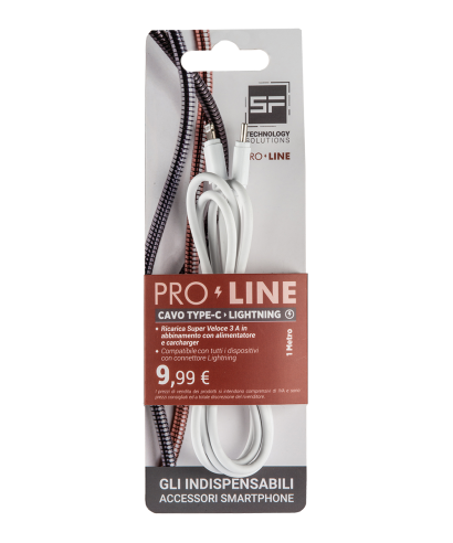 Cavo da type-c a lightning | Pro-Line in Blister